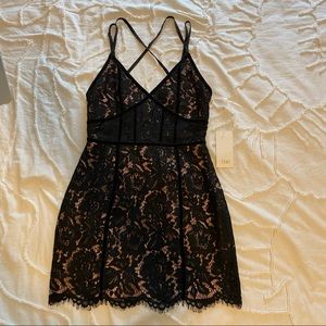 TOBI Lace Mini Dress